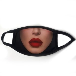 No makeup no lipstick no problem red lips mask